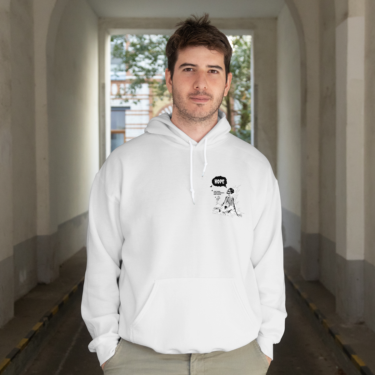 LOST HOPE SKELETON PRINTED | HOODIES | UNISEX