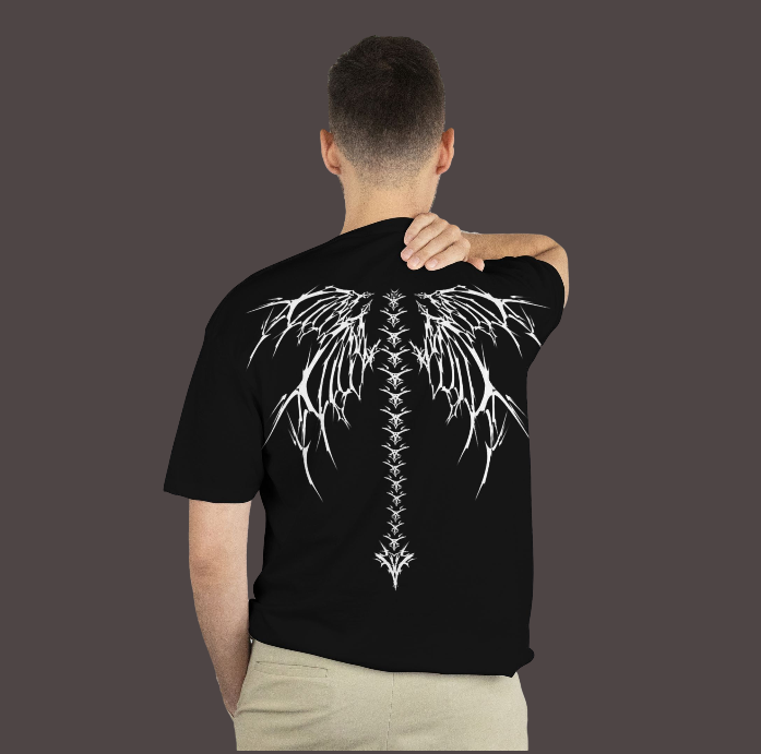 SKELETON | BACK BONE PRINTED T SHIRTS | UNISEX