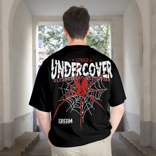 SPIDER NET PRINTED | DROP SHOULDER | UNISEX