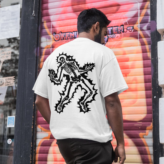 SKELETON PRINTED | DROP SHOULDER SHIRT | UNISEX