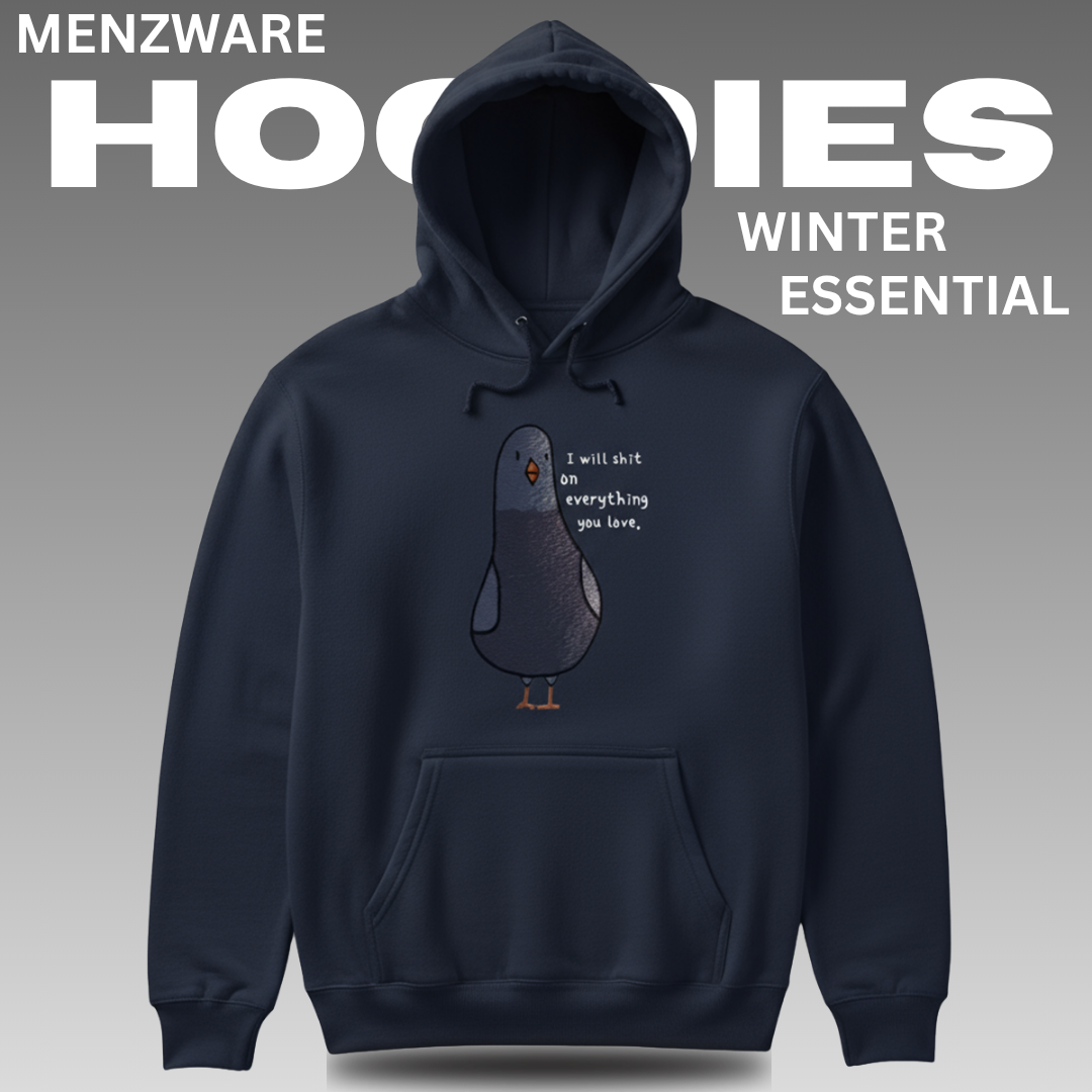 PIGEON PRINTED | HOODIES | UNISEX