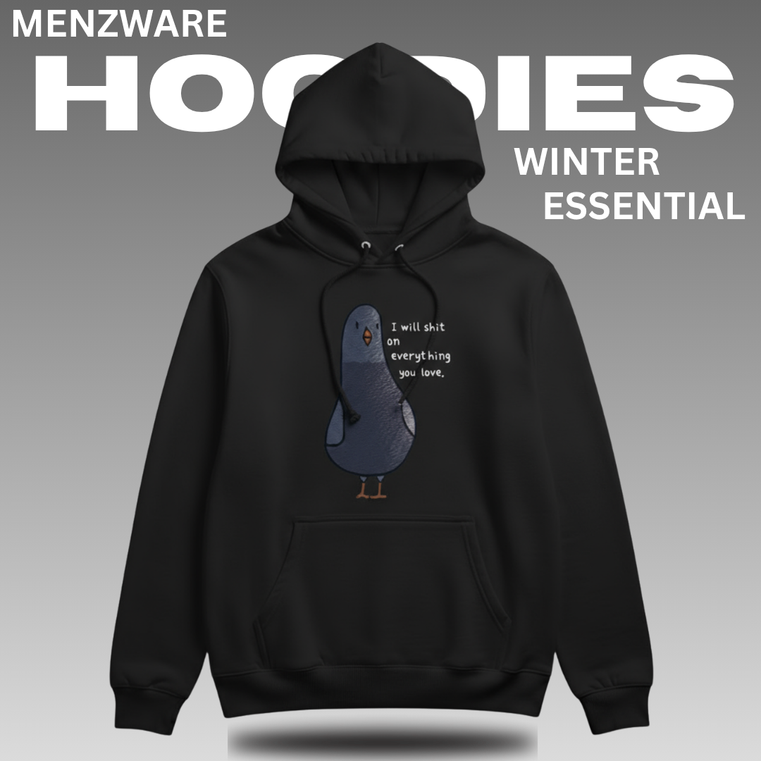 PIGEON PRINTED | HOODIES | UNISEX