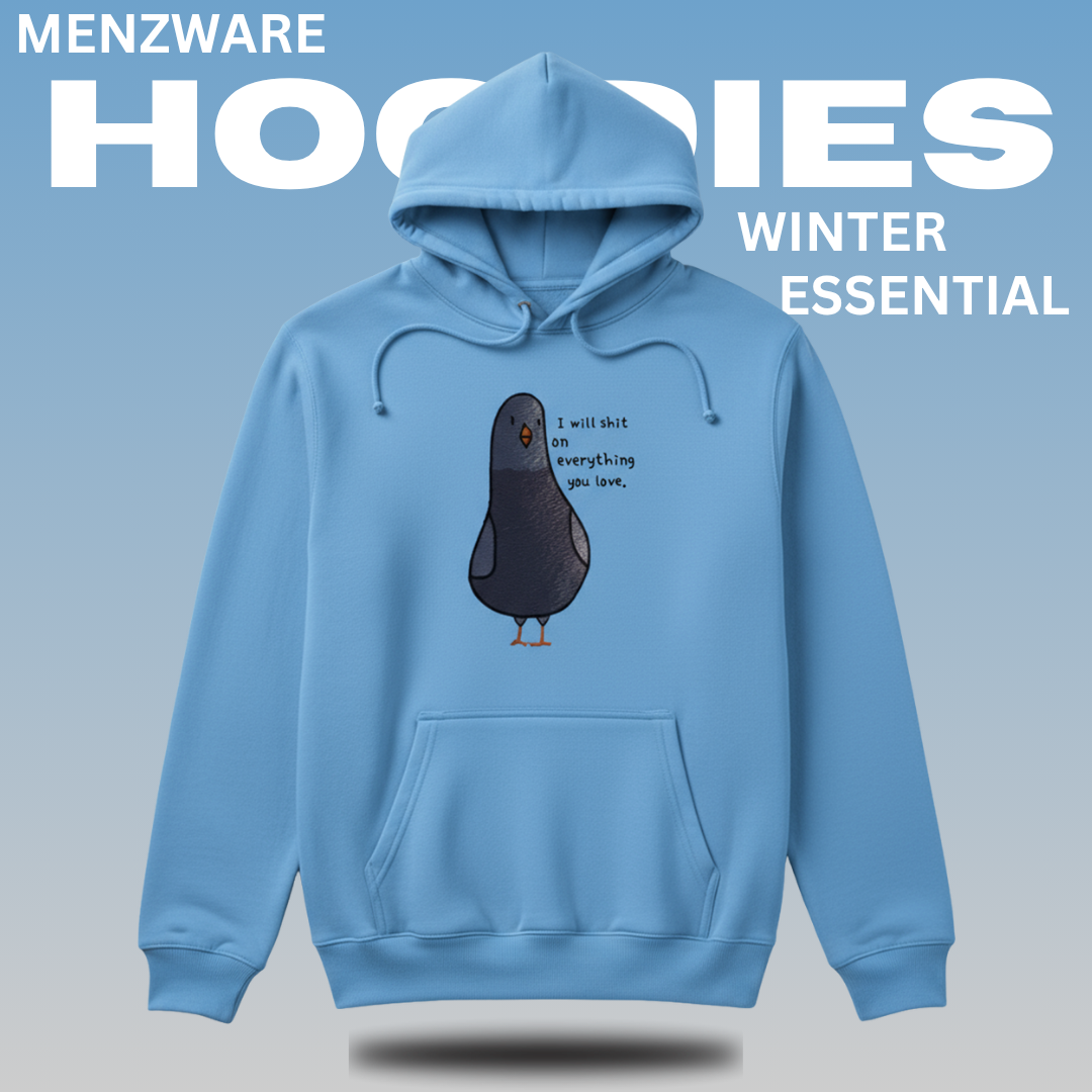 PIGEON PRINTED | HOODIES | UNISEX