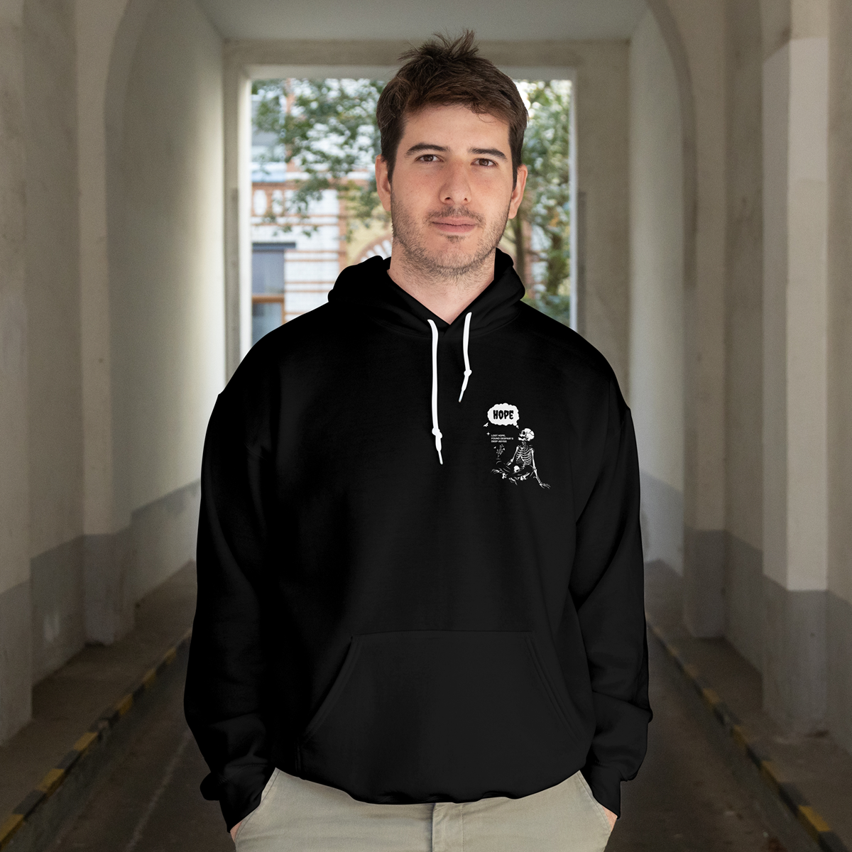 LOST HOPE SKELETON PRINTED | HOODIES | UNISEX