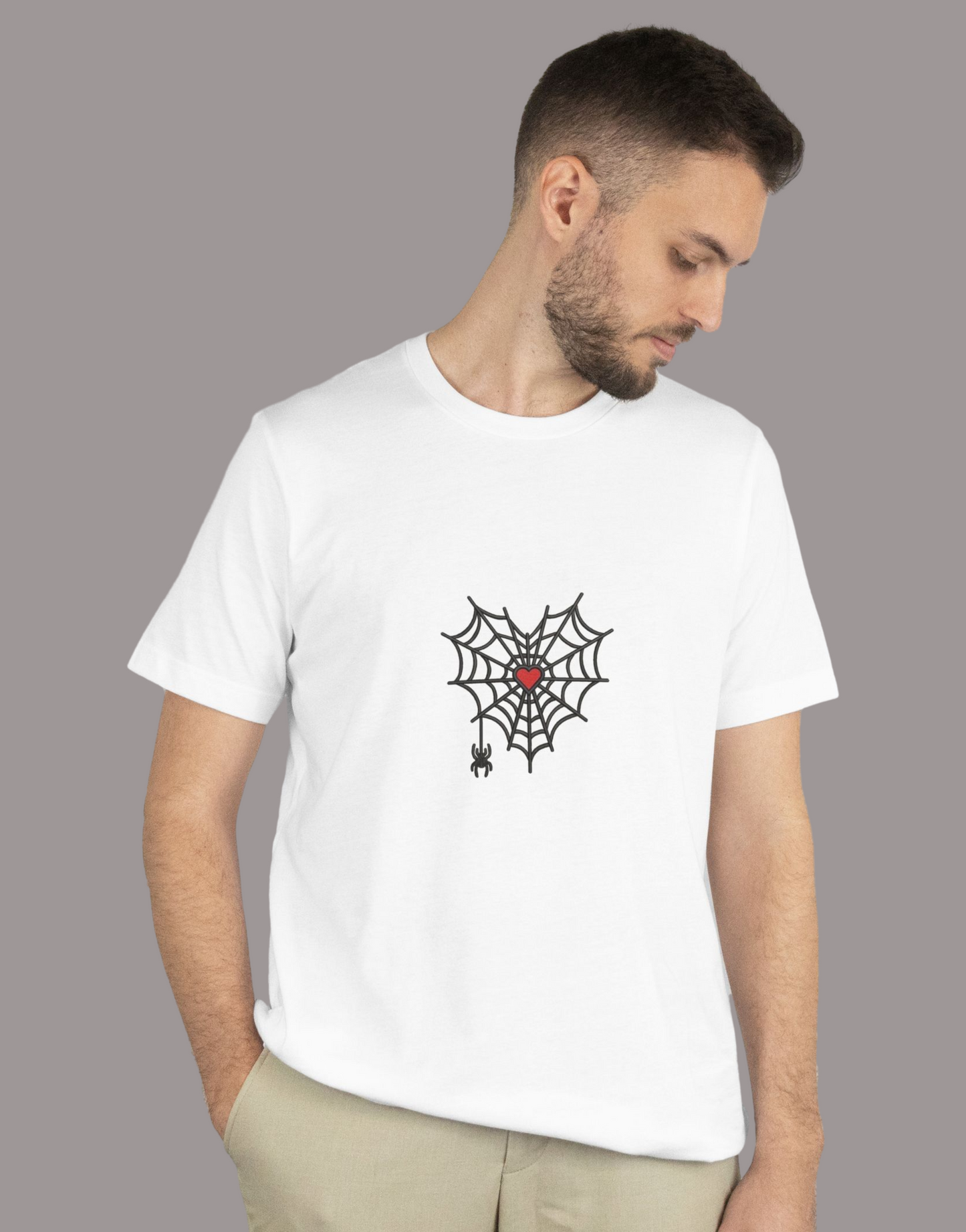 Spider net printed t-shirt | Unisex