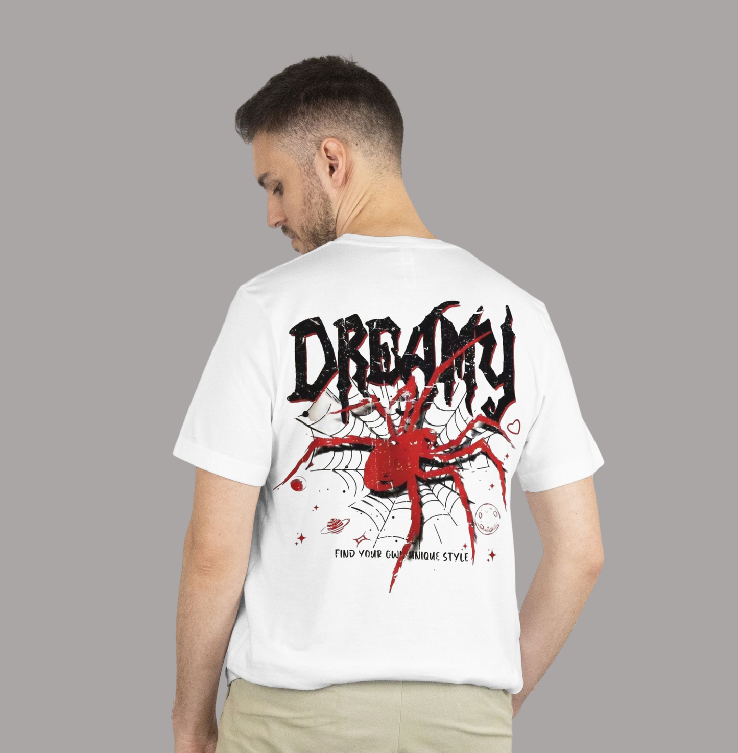 Spider net printed t-shirt | Unisex