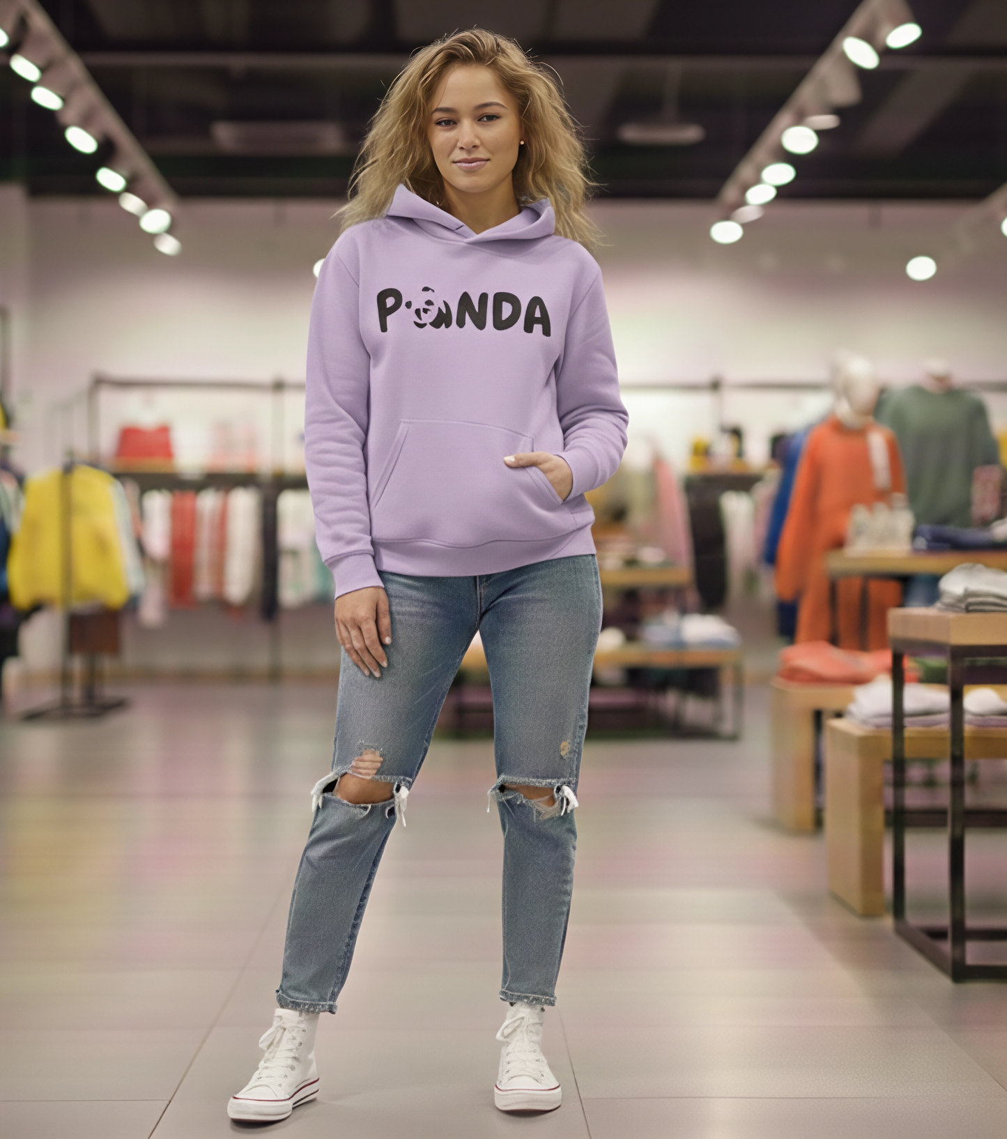 PANDA PRINTED | HOODIES | GIRLS