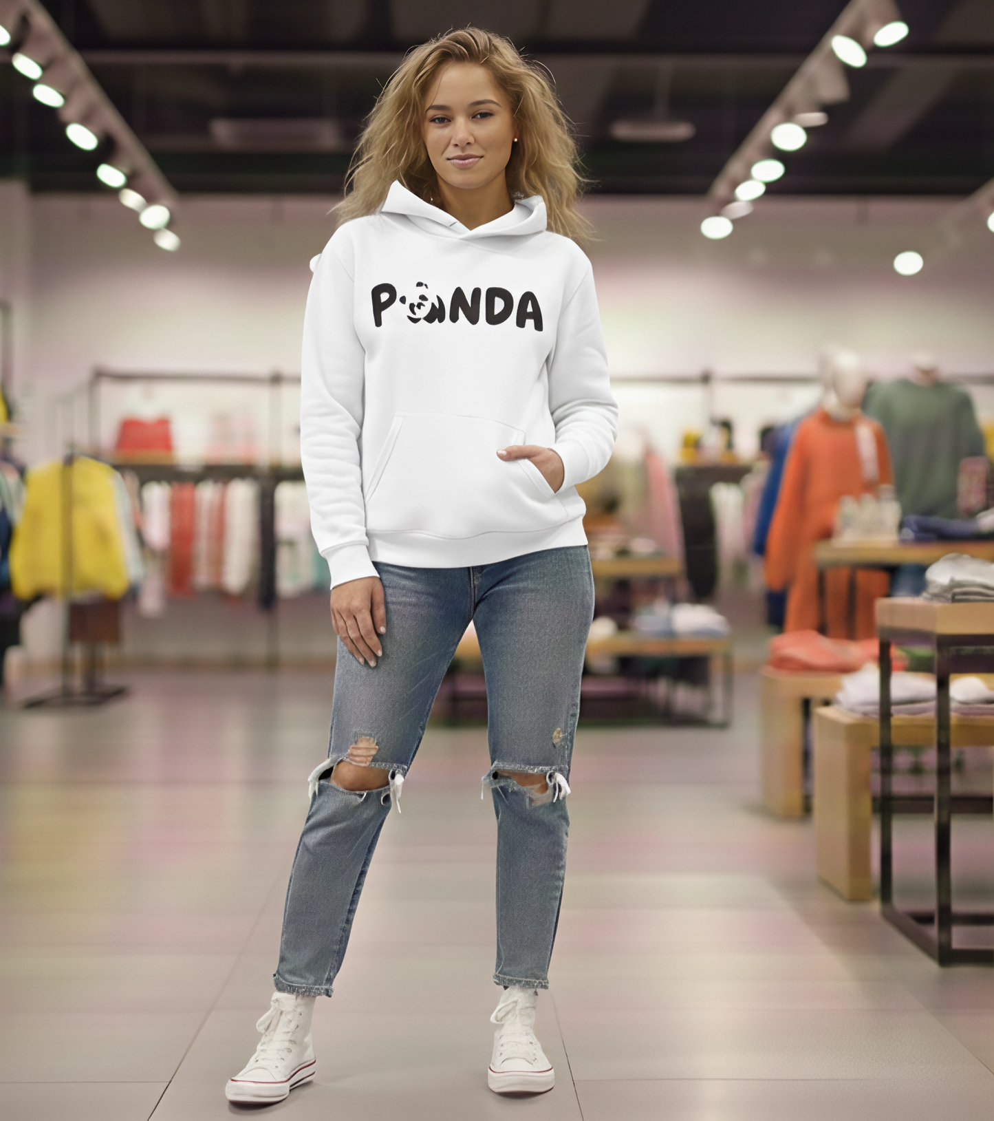 PANDA PRINTED | HOODIES | GIRLS